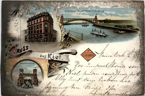 Gruss aus Kiel - Litho -478298