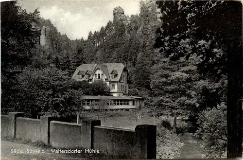 Waltersdorfer Mühle im Polenztal, Sächs. Schweiz, -391154