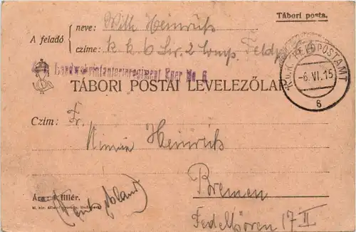 KuK Feldpost - Landsturminfanterieregiment Eger -477888