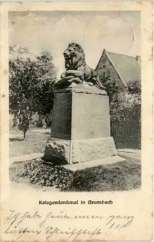 Kriegerdenkmal in Grumbach/Wilsdruff -391212