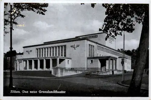 Zittau - Das neue Grenzlandtheater - Feldpost 3. Reich -478676