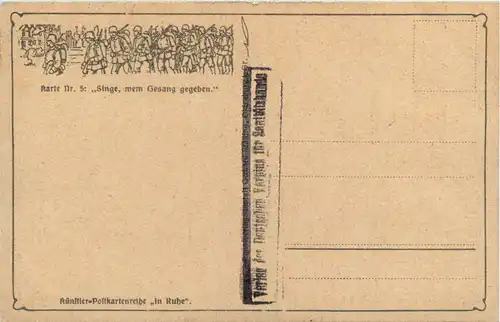 1. WK - Singe wem Gesang gegeben -477792