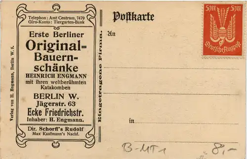 Berlin - Bauernschänker -451996