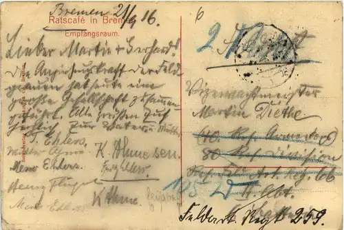 Bremen - Ratscafe - Feldpost -478046