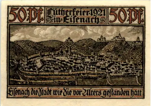 Eisenach - Notgeld - Lurtherfeier 1921 -478572