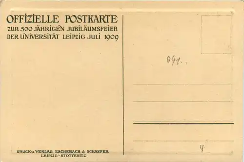 Leipzig - 500jährige Jubiläumsfeier der Universität 1909 -478914