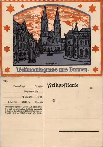 Bremen - Weihnachtsgruss - Hilfsausschuss Gemeinde Horn -477786