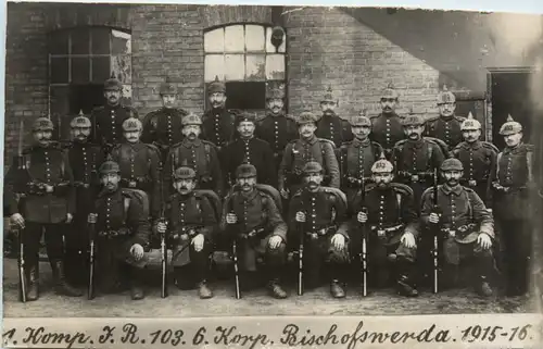 Bischofswerda - 1. Kompanie Infanterie Regiment 103 -478770
