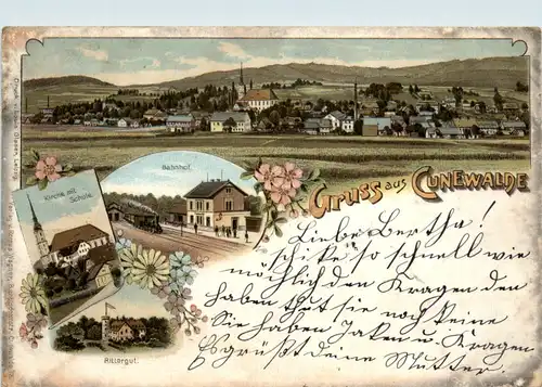 Gruss aus Cunewalde - Litho -478518