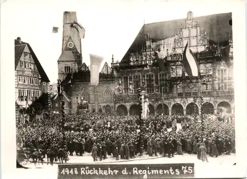 1918 - Rückkehr des Regiment 75 - Repro 1973 -478122