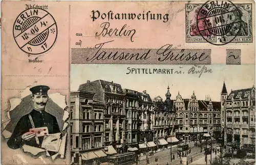 Berlin Spittelmarkt - Postanweisung -478948