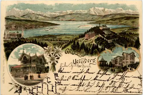 Gruss vom Uetliberg - Litho -479064