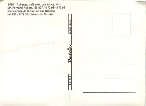 Chamoson - Auberge des Alpes -480318