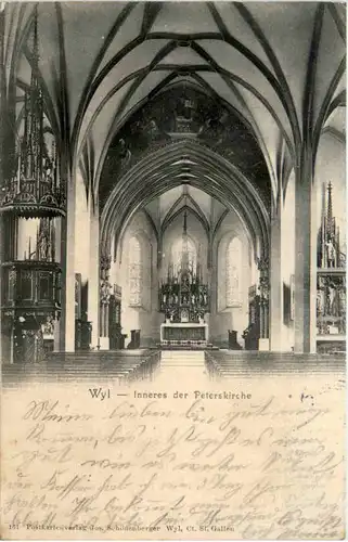 Wil - Inneres der Peterskirche -479204