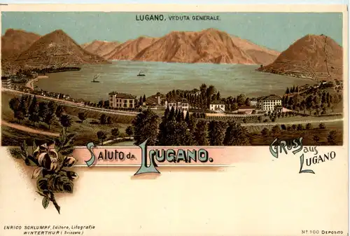 Gruss aus Lugano - Litho -479264