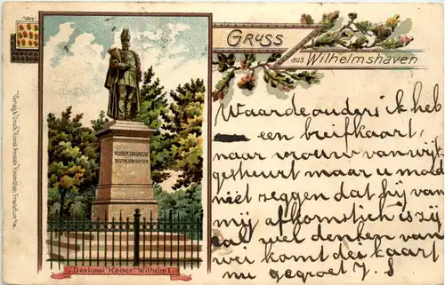 Gruss aus Wilhelmshaven - Litho -480538