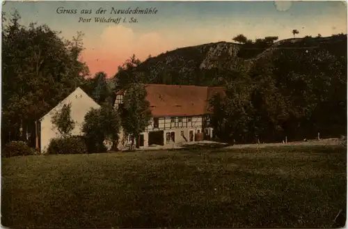 Gruss aus der Neudeckmühle - Wilsdruff -478476