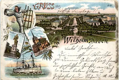 Gruss aus Wilhelmshaven - Litho -480698