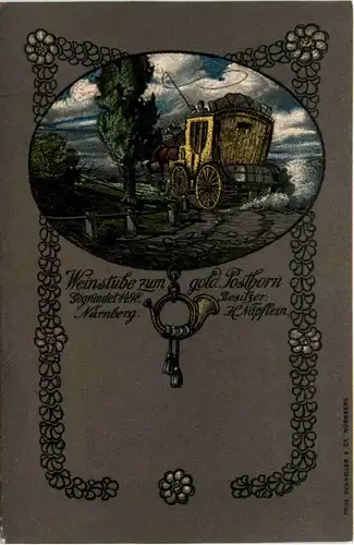 Nürnberg - Weinstube zum goldenen Posthorn -478594