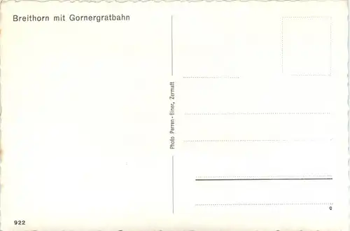 Breithorn mit Gornergratbahn -453068