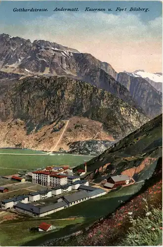 Andermatt - KAsernen und Fort Bzberg -453088