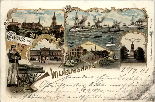 Gruss aus Wilhelmshaven - Litho -480738