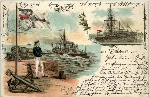 Gruss aus Wilhelmshaven - Litho -480758