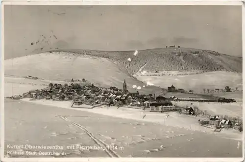 Kurort Oberwiesenthal mit Fichtelberg -455570