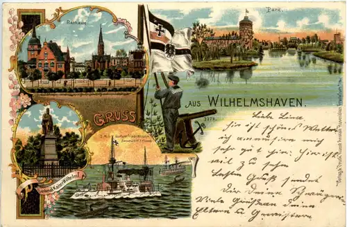 Gruss aus Wilhelmshaven - Litho -480778