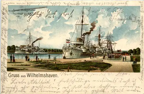 Gruss aus Wilhelmshaven - Litho -480798