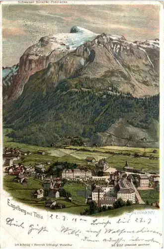 Engelberg - Litho Steinmann 1900 -479056