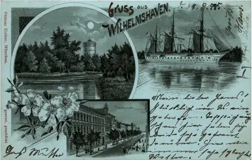 Gruss aus Wilhelmshaven - Litho -480818