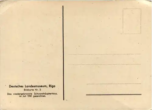 Riga - Schwarzhäupterhaus 1941 -479688