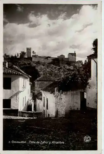 Granada - Calle de Zafra y Alhambra -479552