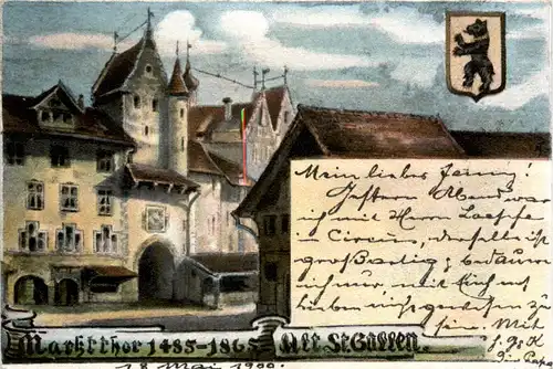 Alt St. Gallen - Marktthor 1485 - 1865 -479130