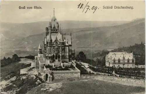 Gruss vom Rhein, Schloss Drachenburg -456090