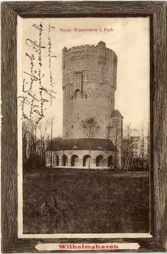 Wilhelmshaven - Neuer Wasserturm im PArk -481318