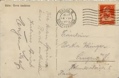 Basel - Badischer Bahnhof -479210