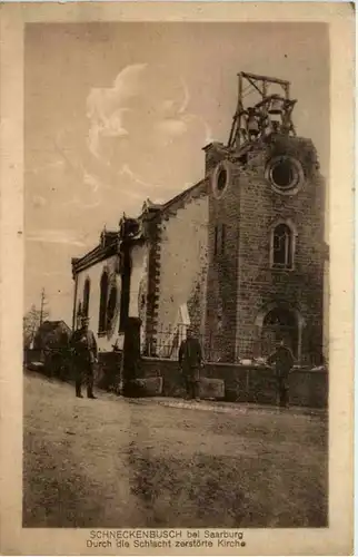 Schneckenbusch bei Saarburg - Feldpost Ersatz Infanterie Regiment 23 -479852