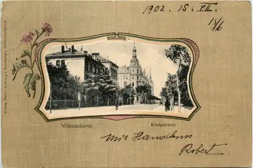 Wilhelmshaven - Königstrasse - Litho -481358