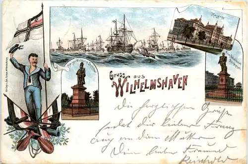 Gruss aus Wilhelmshaven - Litho -480654