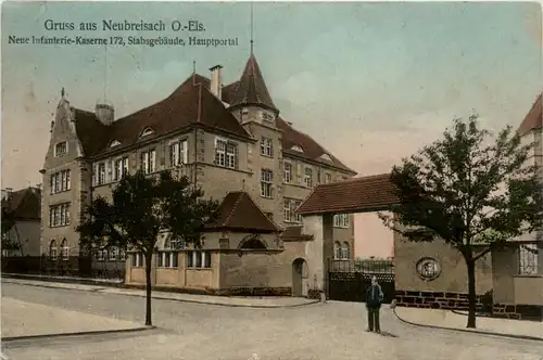 Gruss aus Neubreisach - Neue Infanterie Kaserne 172 -479390