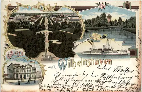 Gruss aus Wilhelmshaven - Litho -480714