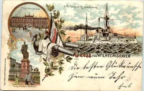 Gruss aus Wilhelmshaven - Litho -480734