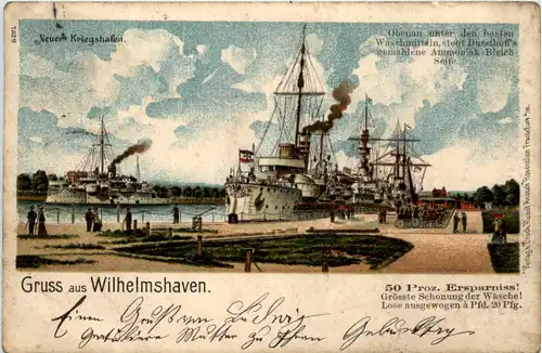 Gruss aus Wilhelmshaven - Litho -480794