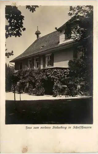Schaffhausen - Haus zum vorderen Stokarberg -480172