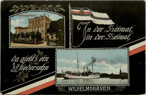Wilhelmshaven - Stationsgebäude - Marine Schiffspost -480604
