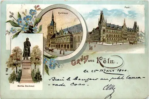 Gruss aus Köln - Litho -91066