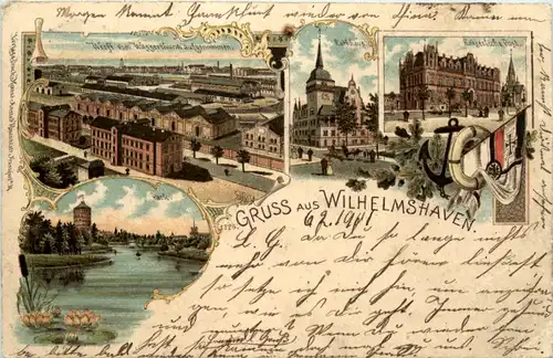 Gruss aus Wilhelmshaven - Litho -480644