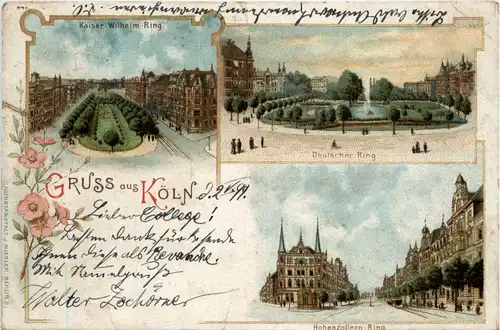 Gruss aus Köln - Litho -91086